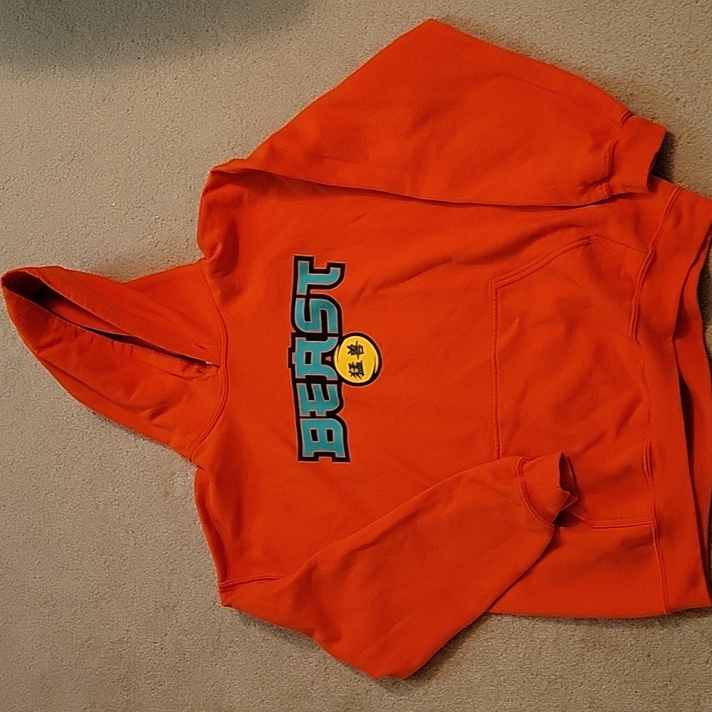 Mr Beast hoodie mens Large